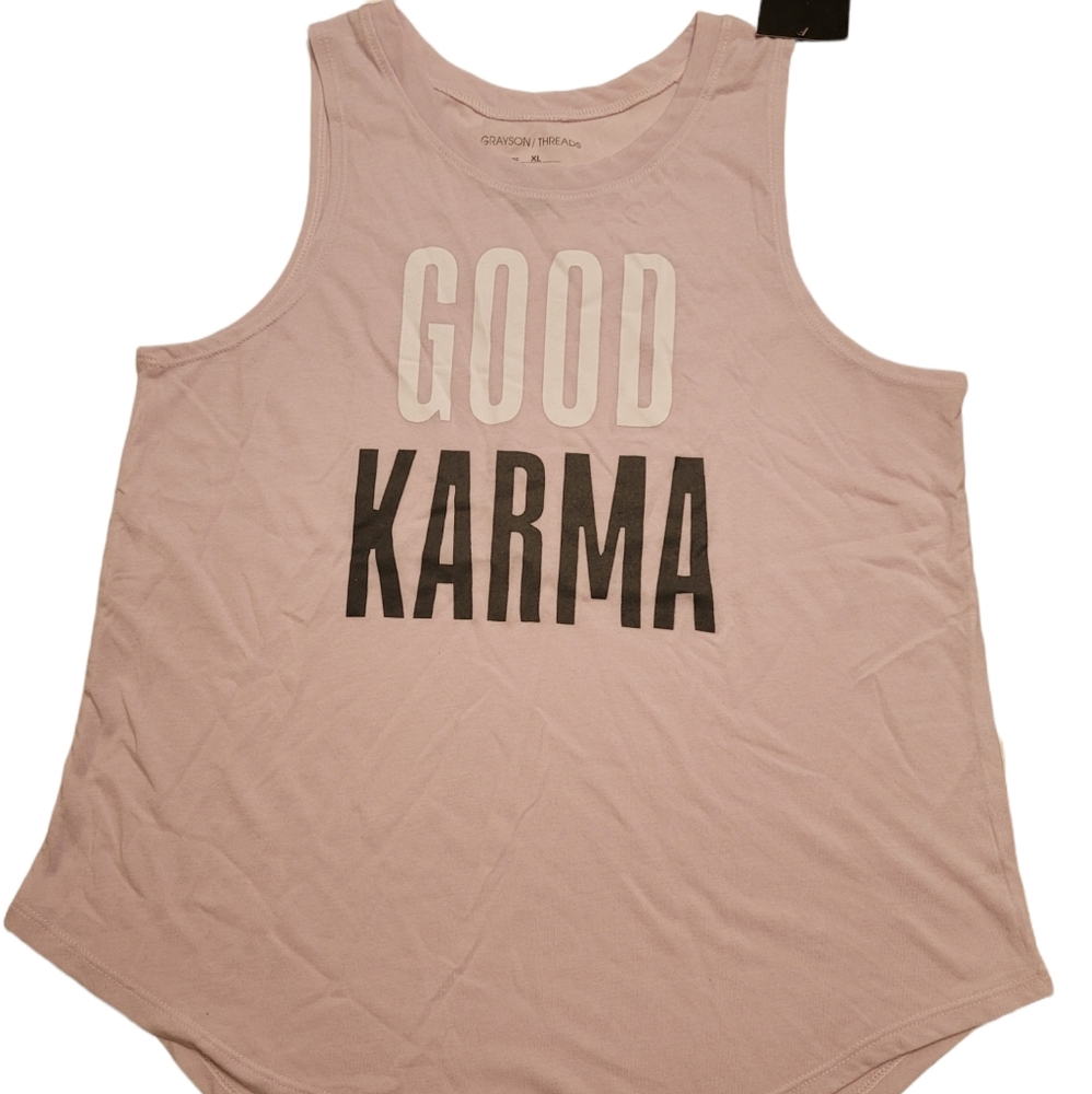 NWT Grayson Threads Good Karma Muscle Tank Top Size XL